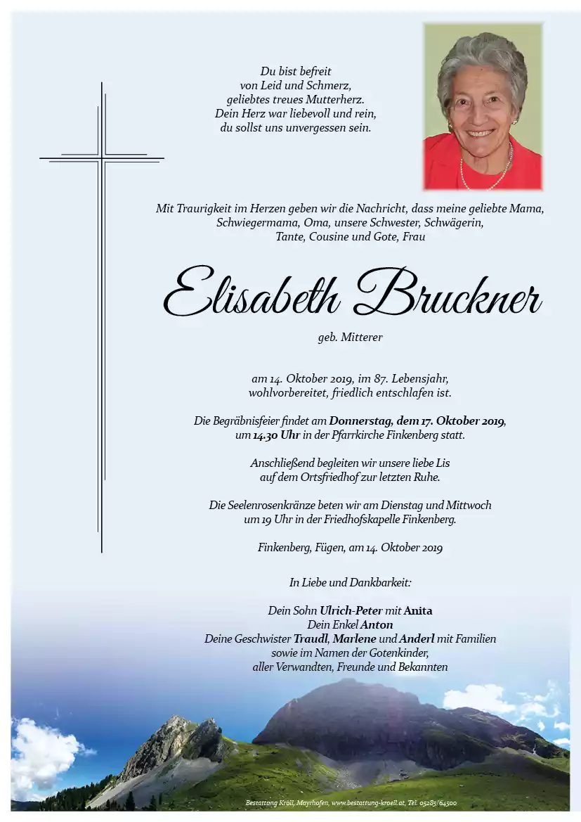 Parte von Elisabeth Bruckner